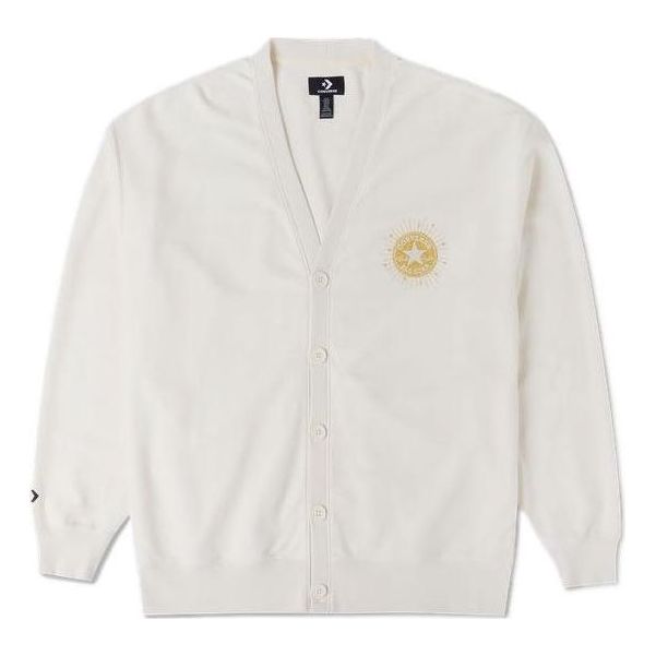 Sweater Converse Converse Men's Cardigan Vit | 10025501-A02
