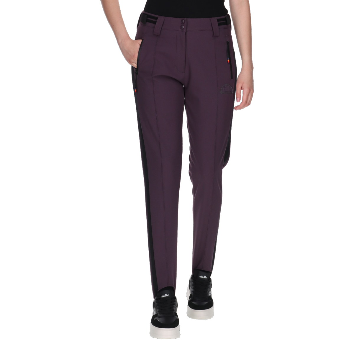 Byxor Ellesse Slim-fit Pants with Side Stripes Purpur | ELA243F112-70, 0