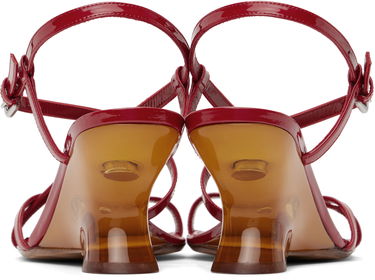 Skovård Dries Van Noten Dries Van Noten Patent Leather Heeled Sandals Röd | WS251-1644-189, 1