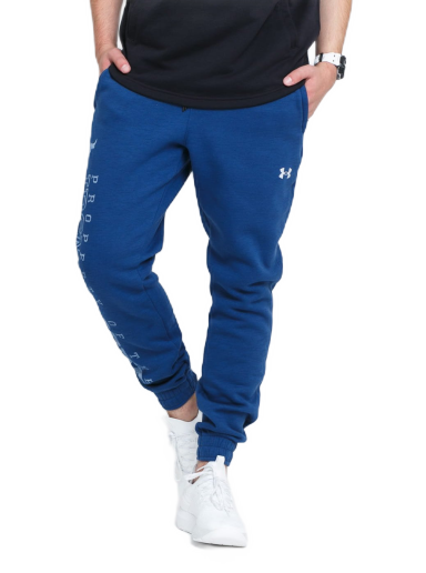 Träningsbyxor Under Armour Project Rock CC Fleece Jogger Mörkblå | 1367035-404