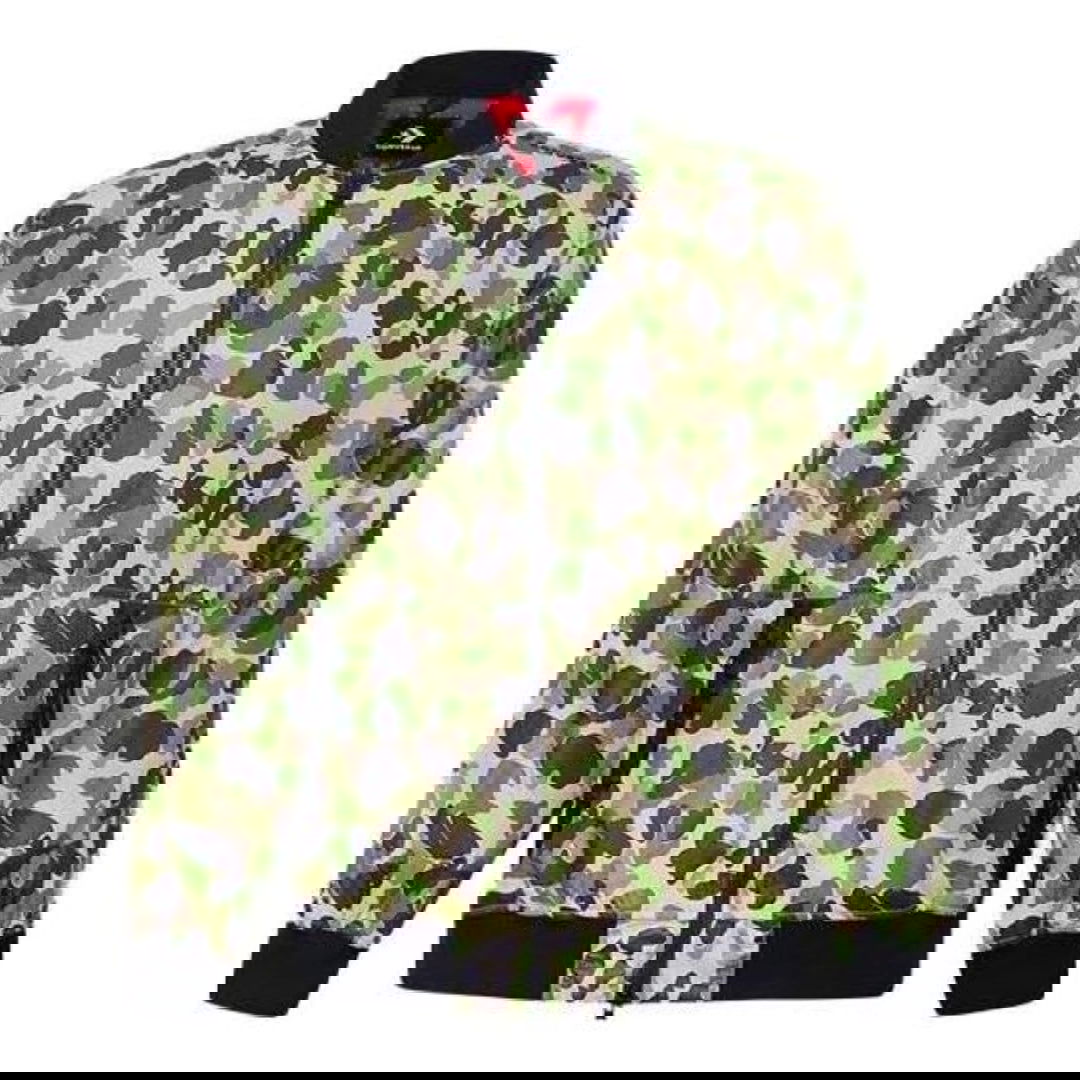 Bomberjacka Converse Printed Utility Bomber Jacket Grön | 10019474-A01, 0