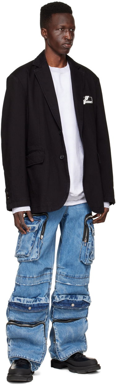 Sweatshirt We11done We11done Distressed Cotton Sweatshirt Vit | WD-TS1-22-620-U-WH, 3