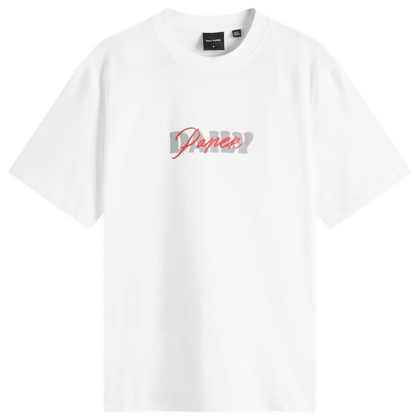 T-shirt DAILY PAPER Daily Paper Overwritten T-Shirt Vit | 2511042