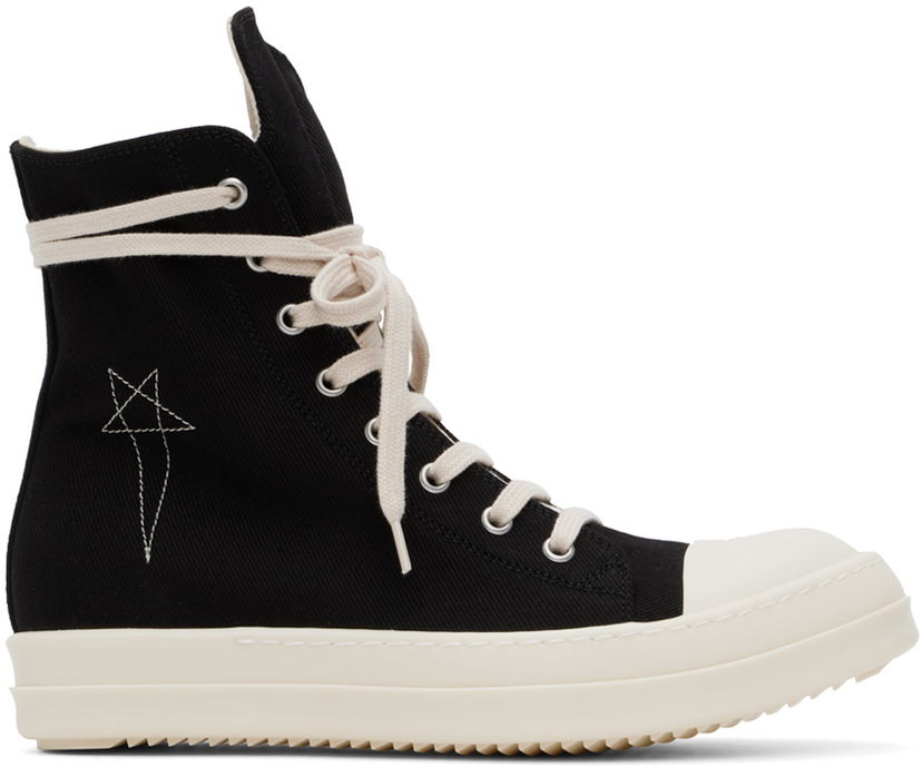 Kläder Rick Owens DRKSHDW Black Porterville Sneaks Sneakers Svart | DU02D2800 DOEM9