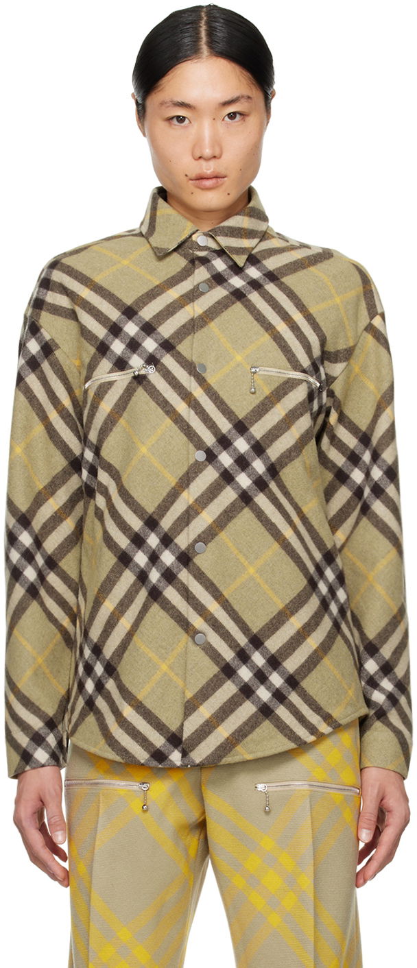 Jacka Burberry Check Jacket Beige | 8076470