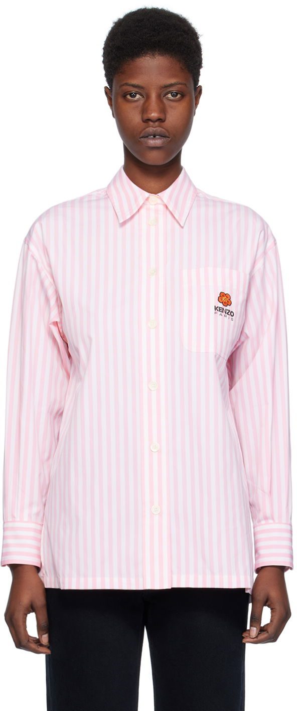 Skjorta KENZO Paris Boke Flower Crest Shirt Rosa | FE52CH0919LM
