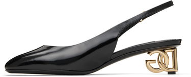 Sneakers och skor Dolce & Gabbana Dolce&Gabbana Patent Leather Slingback Heels Svart | CG0913 A1037, 2