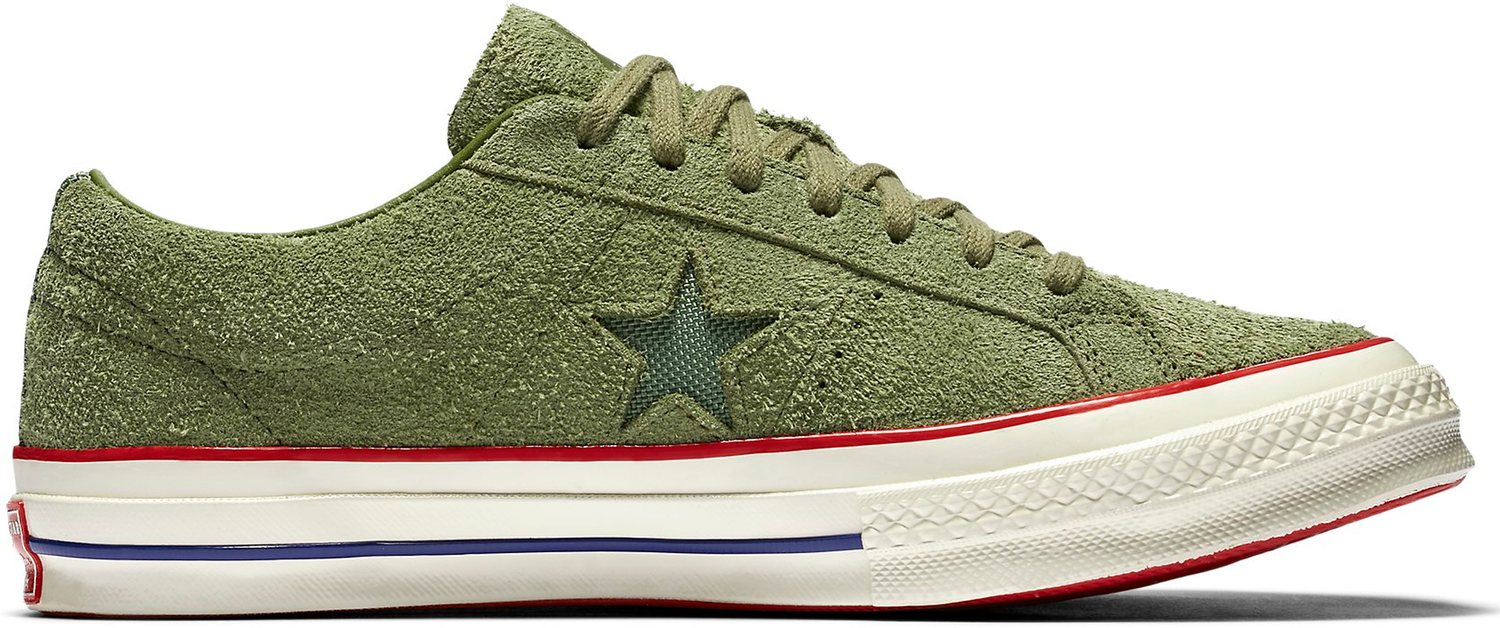 Sneakers och skor Converse One Star Ox Undefeated Olive Grön | 158894C, 0