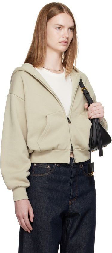 Sweatshirt Fear of God Fear of God ESSENTIALS Classic Fit Zip-Up Hoodie Grön | 192SP255096FW, 1