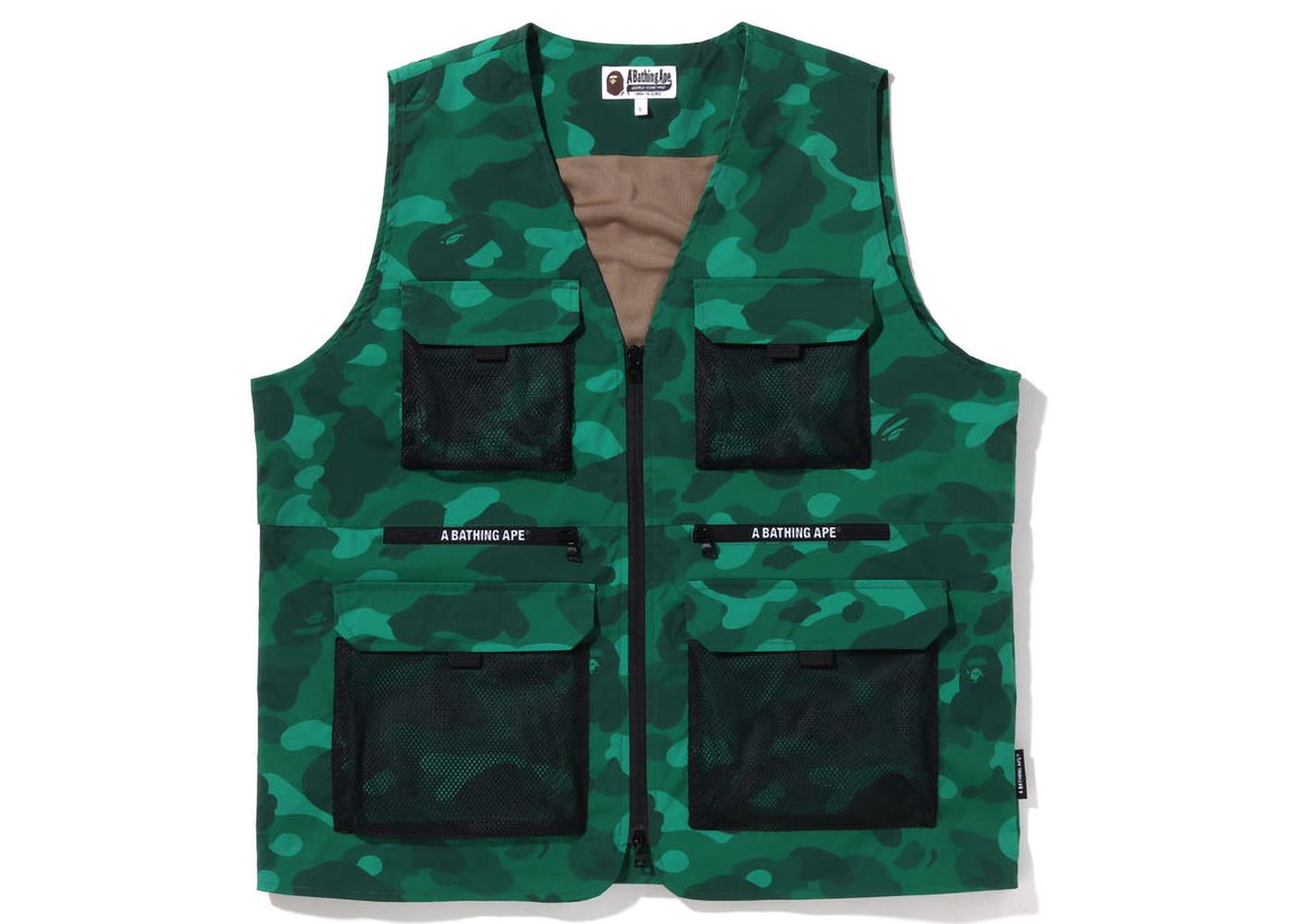 Väst BAPE BAPE Color Camo Vest (SS22) Green Grön | 1I30-140-016, 0