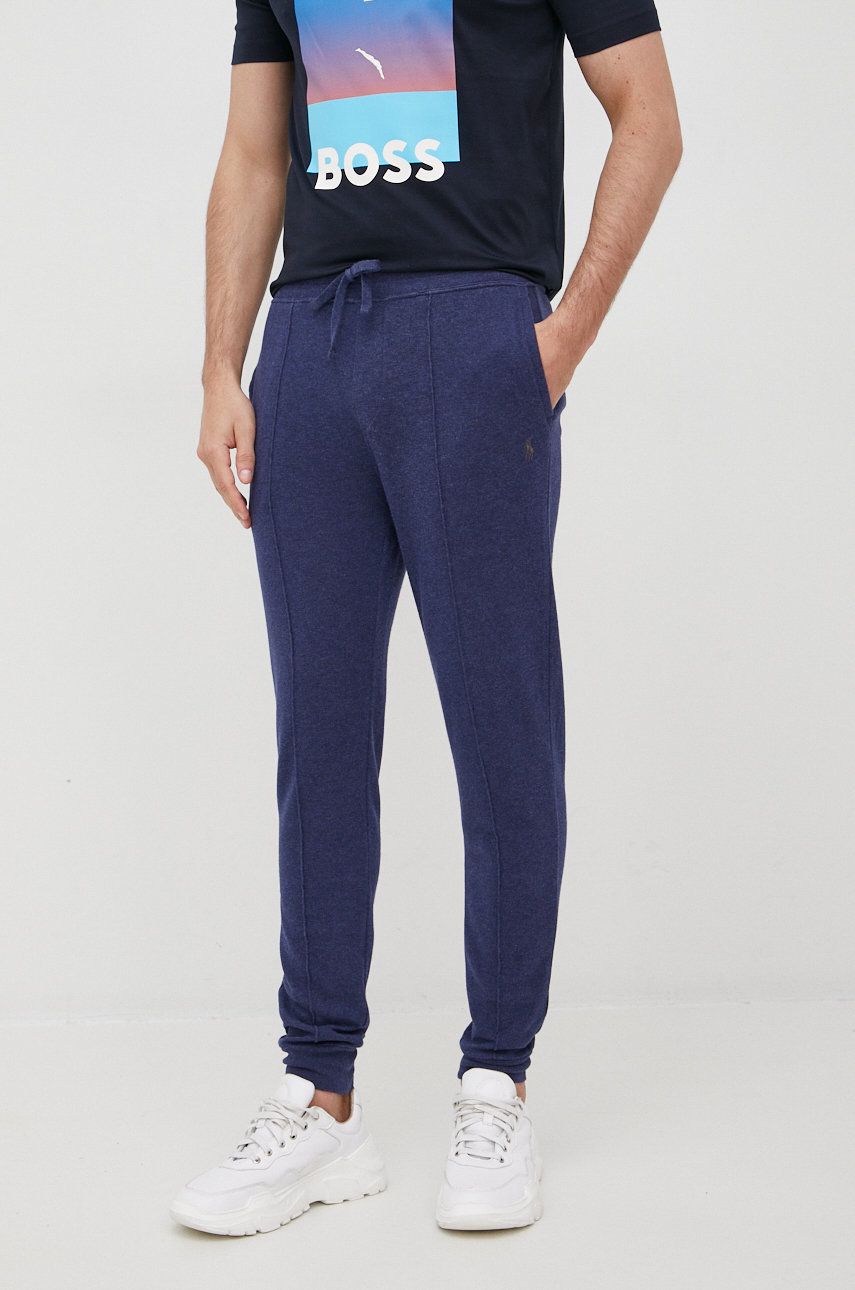 Träningsbyxor Polo by Ralph Lauren Polo Ralph Lauren Knitted Joggers Blå | 710857103003, 0