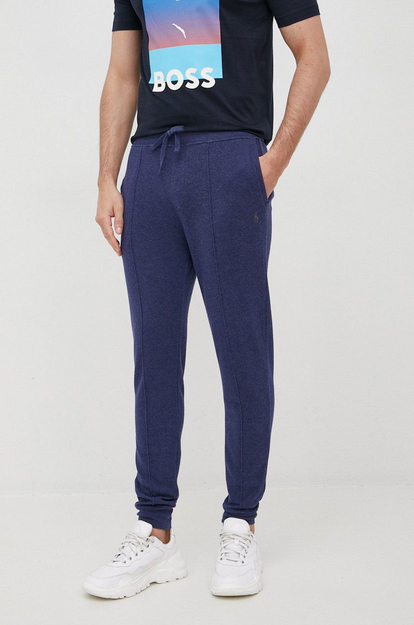 Träningsbyxor Polo by Ralph Lauren Polo Ralph Lauren Knitted Joggers Blå | 710857103003