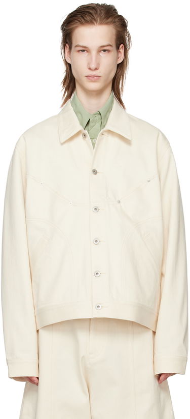 Jacka sage NATION Sage Nation Jiji Denim Jacket Beige | S084, 0