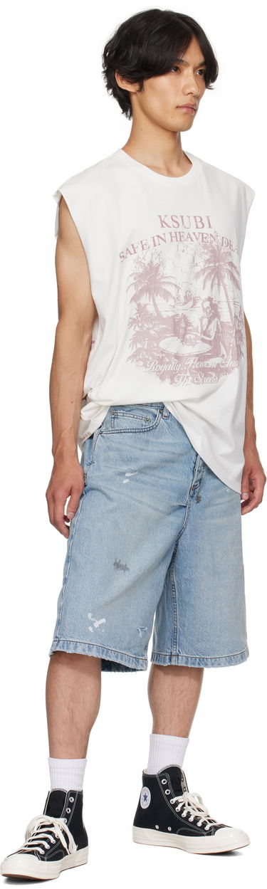 Linne Ksubi Ksubi Paradiso Cut Off Tank Top Vit | MPF25TA002, 3