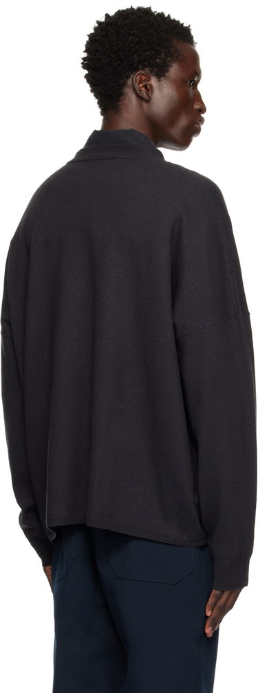 Sweater Studio Nicholson Studio Nicholson Scafell Knit Sweater Svart | SCAFELL SNM - 1294, 2