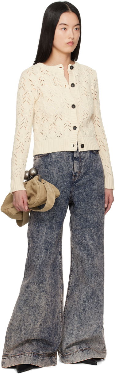 Sweater Max Mara Weekend Max Mara Panaria Knit Cardigan Beige | 2515341011600, 3