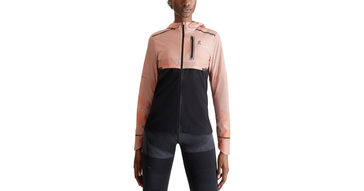 Vindjacka On Running Weather Jacket Orange | 1wd30281285, 1
