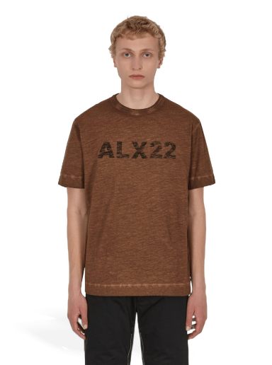 T-shirt 1017 ALYX 9SM Exclusive Logo T-Shirt Brun | AXMTS0308FA01 BRW0002