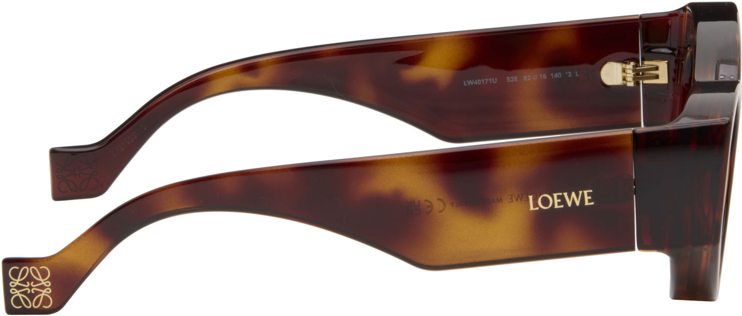 Solglasögon Loewe Paula's Ibiza Goggle Cat-Eye Sunglasses Brun | LW40171UM6252E 840126861471, 1