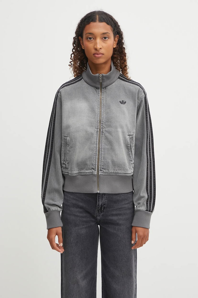 Bomberjacka adidas Originals adidas Originals Denim Tt Bomber Jacket Grå | JY2564